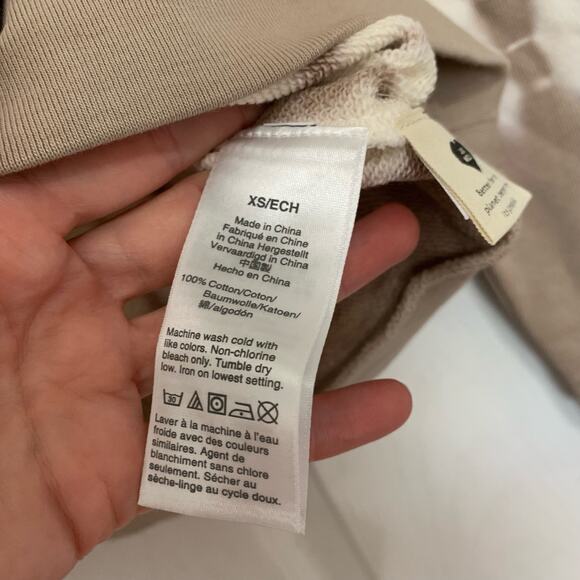 NWT Madewell (Re)sourced Cotton Retro Hoodie Sweatshirt - Picture 9 of 9